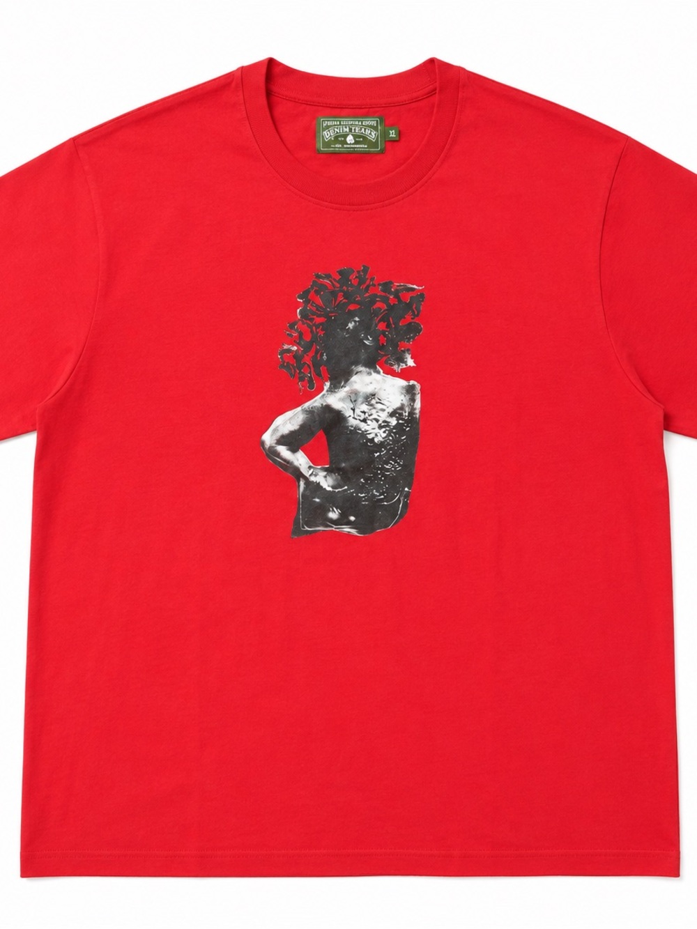 Red Graphic Crewneck T-Shirt